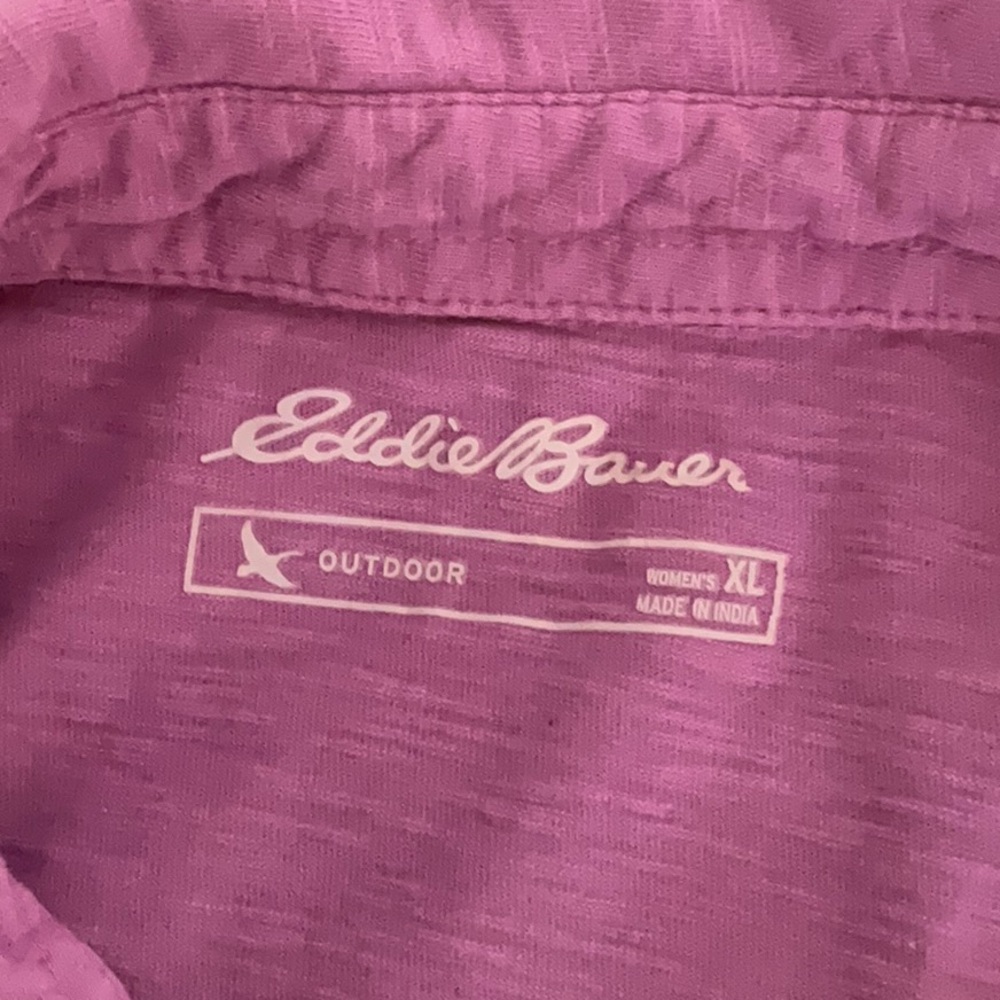 Rose Color Eddie Bauer Shirt Sz XL - Picture 2 of 7